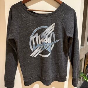 Obey sweatshirt, XS, Wide neck, speckled grey